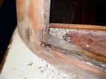 Some rot in this corner